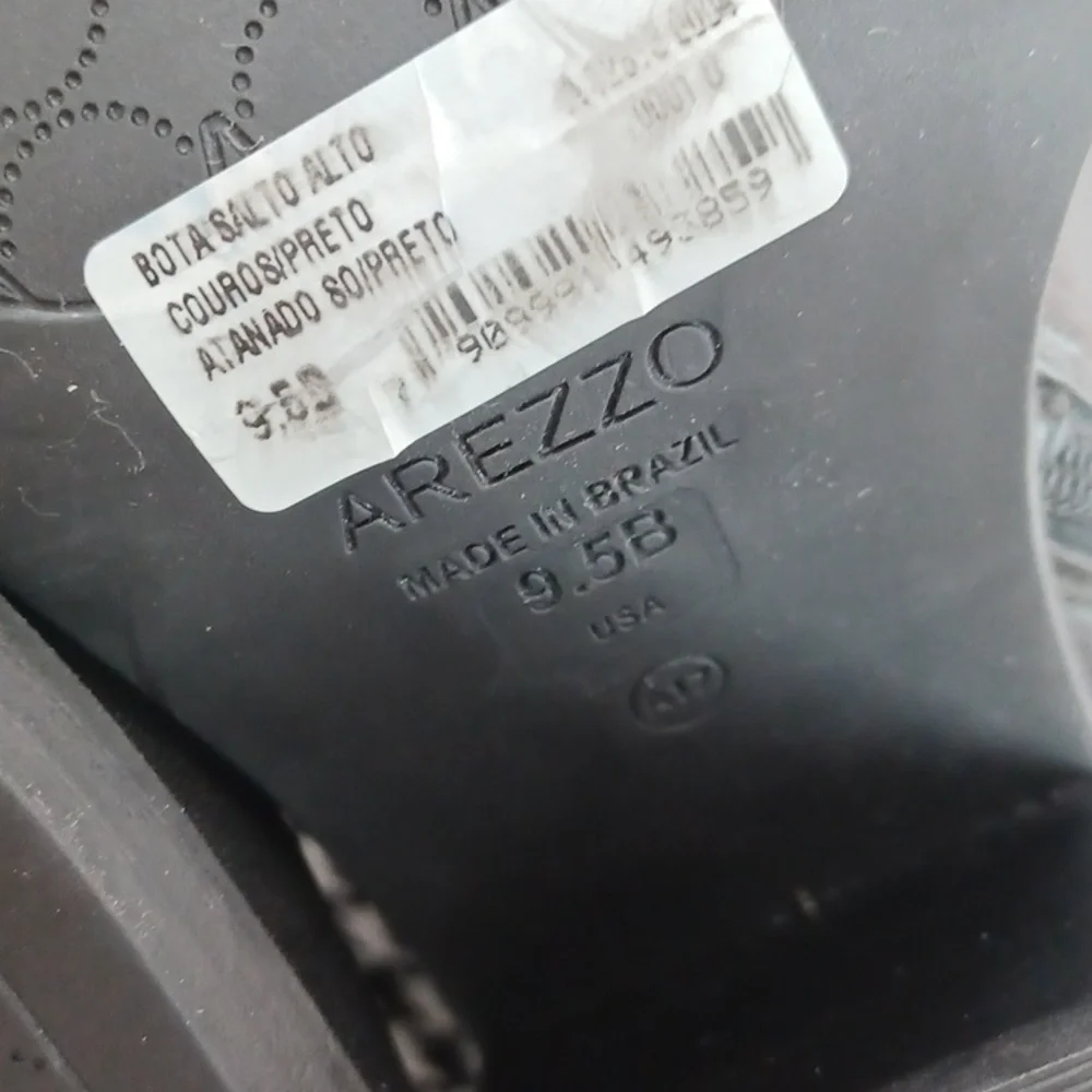 Arezzo Studded Leather Boots NWOB